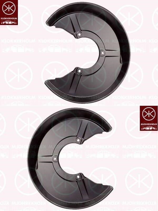 Ankerblech Spritzblech Hitzeschutzblech Satz hinten passend für Audi A4 Bj 94-01