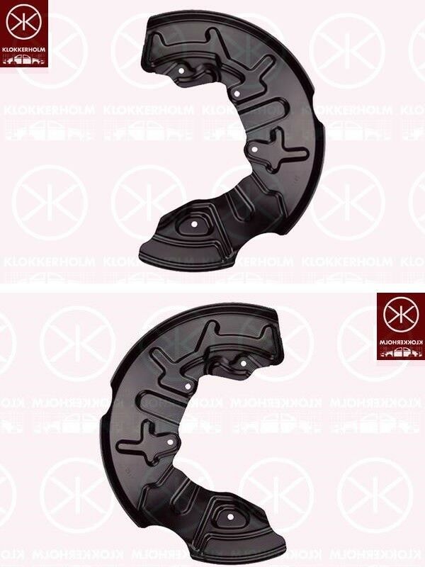 Ankerblech Spritzblech Hitzeschutzblech Satz vorne passend für Audi A4 Bj. 00-09