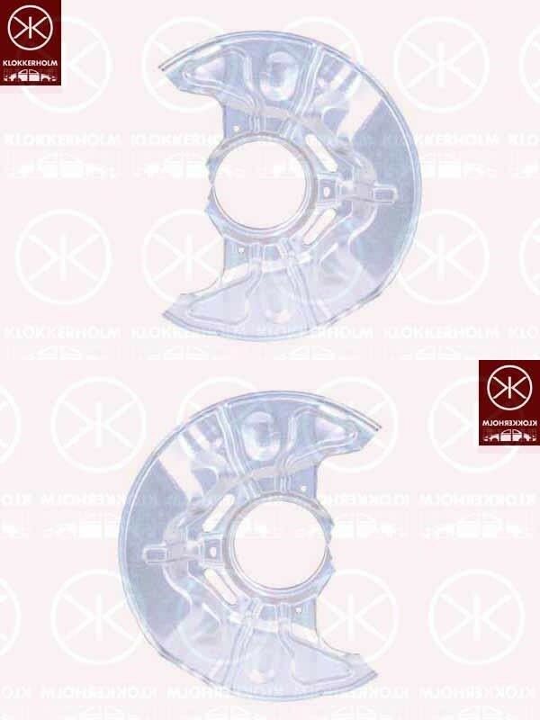 Ankerblech Spritzblech Hitzeschutzblech Satz vorne passend für Toyota Avensis T25 Bj. 03-08