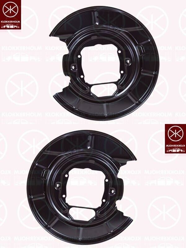 Ankerblech Spritzblech Hitzeschutzblech Bremsstaubblech Satz hinten passend für BMW 5er E39