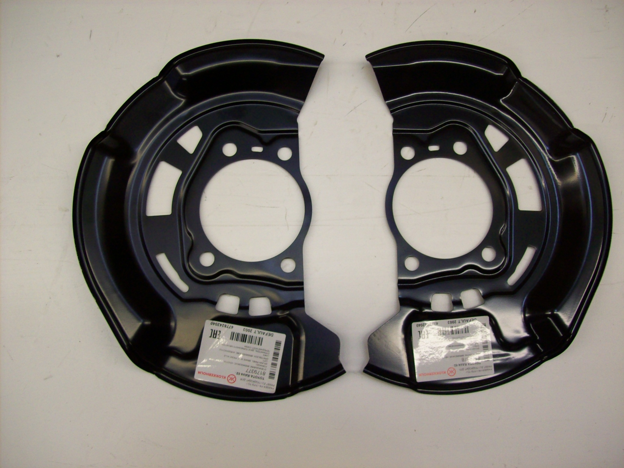 Spritzblech Bremsstaubblech Hitzeschutzblech Satz vorne passend für Toyota Prius ab 2011