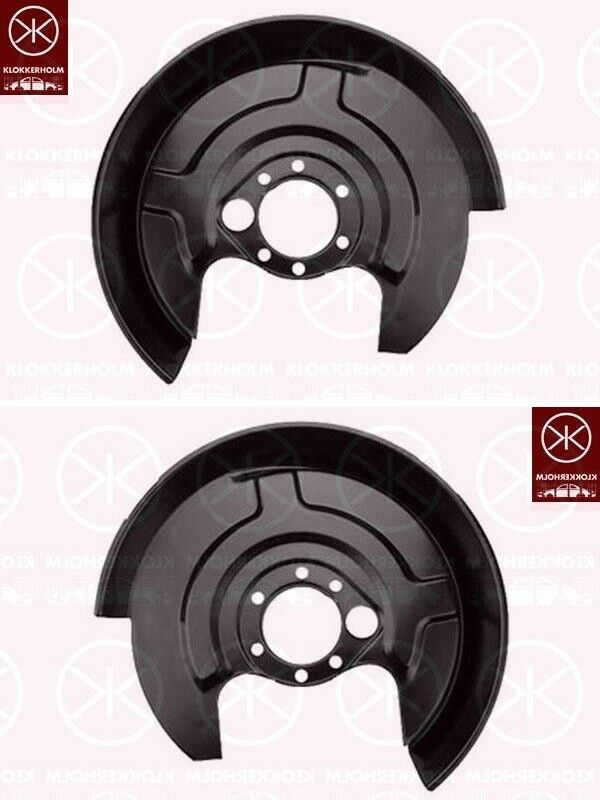 Ankerblech Spritzblech Hitzeschutzblech Satz hinten passend für Audi A4 Bj 94-01 2WD