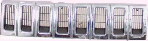Kühlergrill Kühlergitter Chrom Grill passend für Jeep Grand Cherokee Bj. 91-95 
