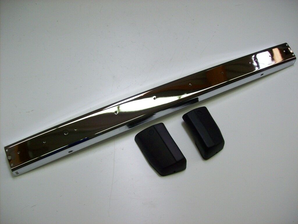 Stoßstange hinten Chrom + 2x Ecken passend für VW Bus T2 T3 Bj. 79-92