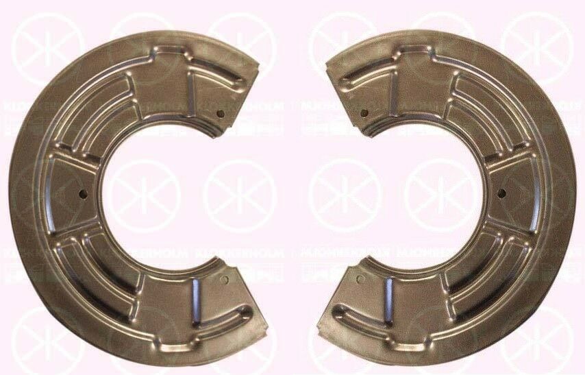 Ankerblech Spritzblech Hitzeschutzblech Satz vorne passend für Renault Megane 96-08 285mm