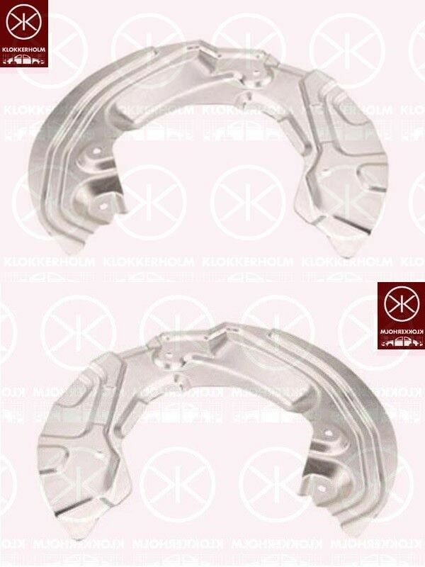 Spritzblech Bremsstaubblech Ankerblech Satz hinten passend für VW EOS Bj. 06-15 272mm