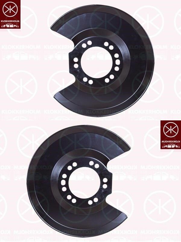 Ankerblech Spritzblech Hitzeschutzblech Satz hinten passend für Ford Mondeo Bj. 00-07