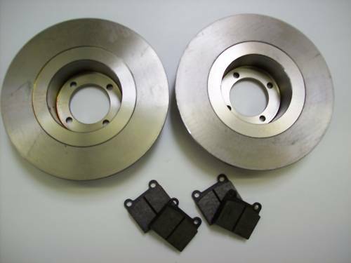 Satz Bremsscheiben+Klötze vorn Bj. 75-77 passend für BMW 1502 E10 