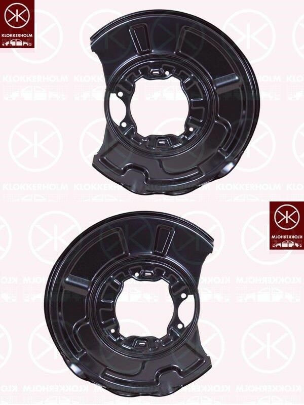 Ankerblech Spritzblech Hitzeschutzblech Satz hinten passend für Mercedes CLS C219 Bj. 04-11