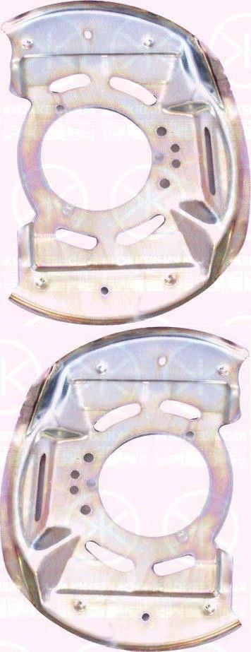 Ankerblech Spritzblech Hitzeschutzblech Satz vorne passend für Opel Vectra A Bj. 88-95