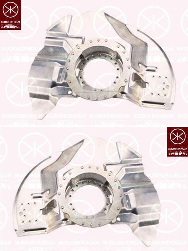 Ankerblech Spritzblech Hitzeschutzblech Satz Aluminium vorne passend für BMW E46 Bj. 98-05