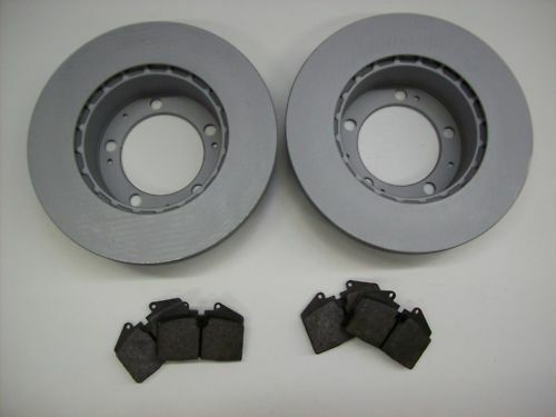 Satz Bremsscheiben + Klötze hinten, brake disc passend für Porsche 944 2,5 + 2,7L 