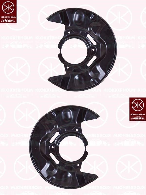 Spritzblech Ankerblech Hitzeschutzblech Satz vorne passend für Toyota Corolla E12 Bj.01-08