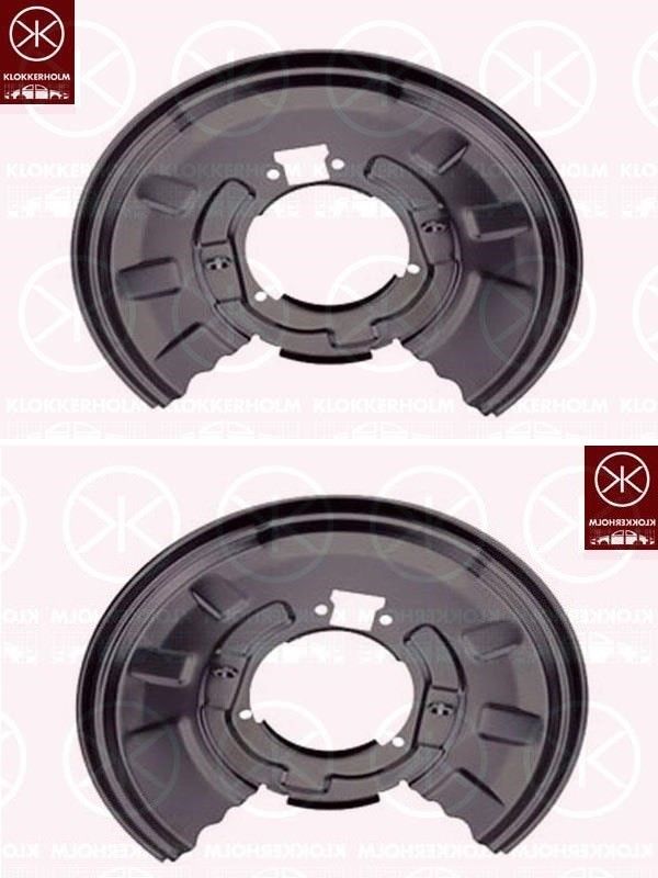 Ankerblech Spritzblech Hitzeschutzblech Satz hinten passend für BMW E46 Bj. 98-05 342/110