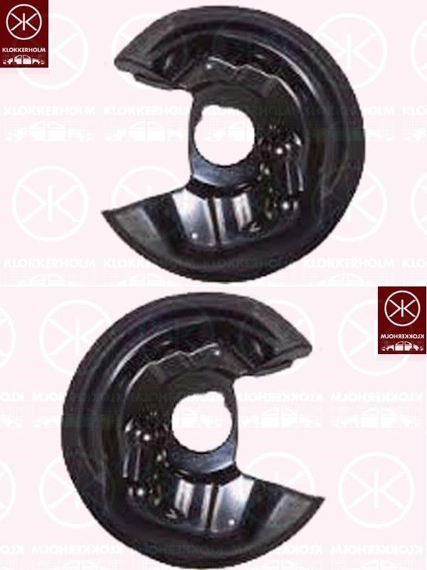 Spritzblech Bremsstaubblech Ankerblech Satz hinten passend für VW EOS Bj. 2006-2015