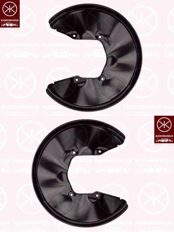 Ankerblech Spritzblech Hitzeschutzblech Satz hinten passend für Audi A4 8E2 8E5 Bj. 00-04