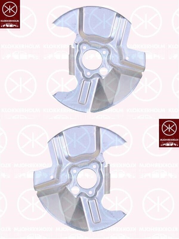  Spritzblech Bremsstaubblech Hitzeschutzblech Satz vorne passend für Mazda MX-5 I NA