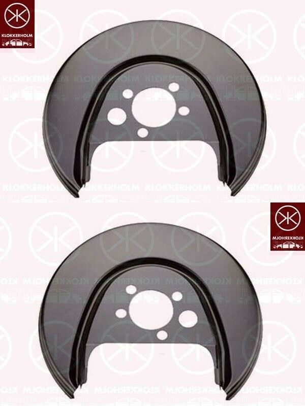 Spritzblech Bremsstaubblech Ankerblech Satz hinten passend für Seat Arosa Bj. 97-04