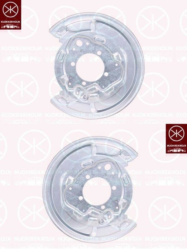 Ankerblech Spritzblech Hitzeschutzblech Satz hinten passend für Toyota Avensis T25 Bj. 03-08