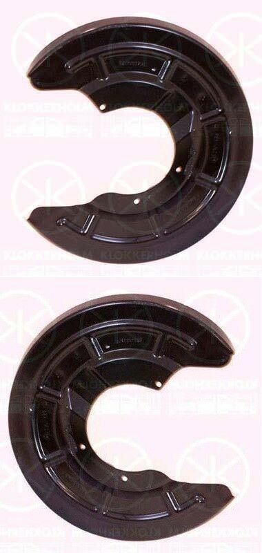 Ankerblech Spritzblech Hitzeschutzblech Satz hinten passend für Renault Megane Bj. 01-12