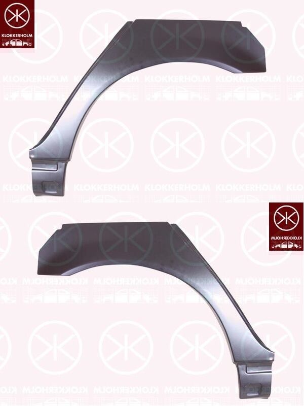 Radlauf Kotflügel Seitenwand Set hinten passend für BMW 300Serie E46 3er Bj. 98