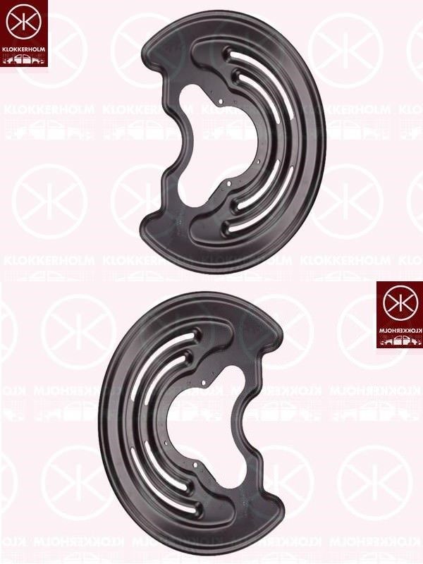 Ankerblech Spritzblech Hitzeschutzblech Satz hinten passend für Nissan Primastar Bj. 01-