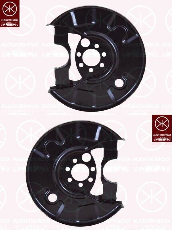 Spritzblech Bremsstaubblech Ankerblech Satz hinten passend für VW Golf II Bj. 87-92