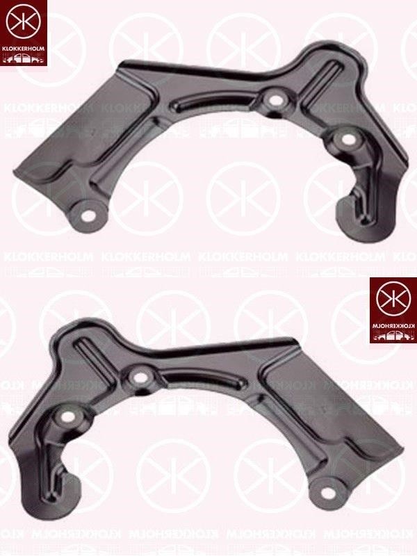 Ankerblech Spritzblech Hitzeschutzblech Bremsstaubblech Satz vorne passend für VW Lupo