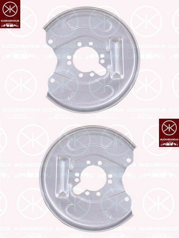 Ankerblech Spritzblech Hitzeschutzblech Satz hinten passend für Volvo S40 V40 Bj. 95-04