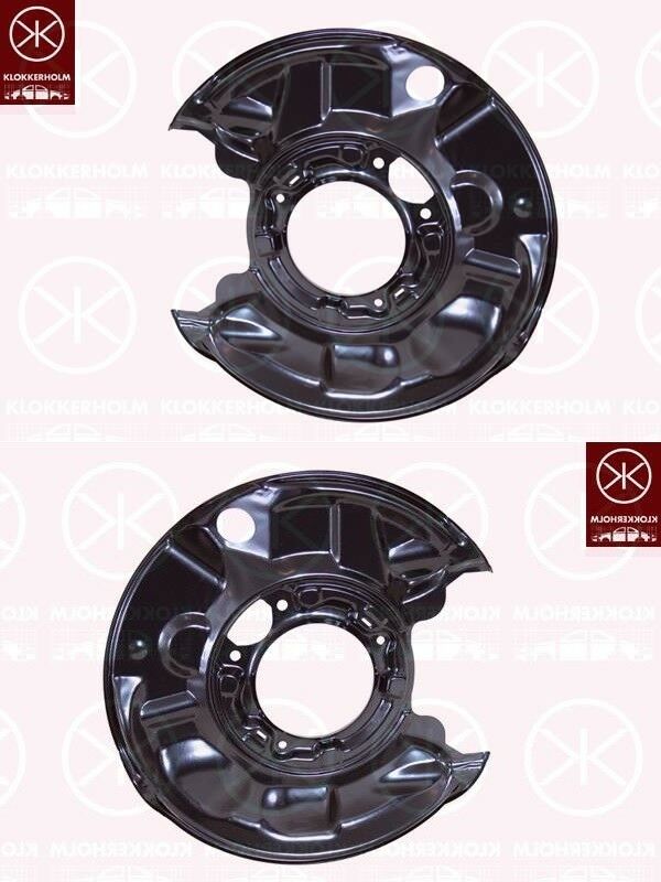 Ankerblech Spritzblech Hitzeschutzblech Satz hinten passend für Mercedes W203 Bj. 00-11