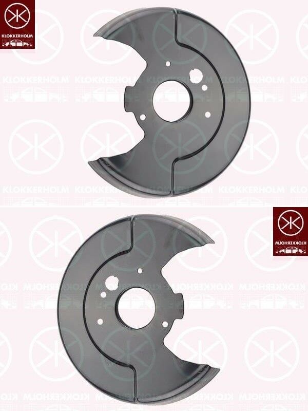 Spritzblech Bremsstaubblech Ankerblech Satz hinten passend für Nissan Primera P12 Bj. 2002-