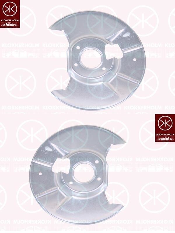 Ankerblech Spritzblech Hitzeschutzblech Satz hinten passend für Mazda 6 GG GY Bj. 02-07