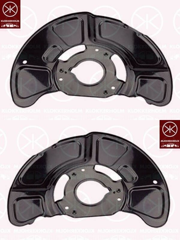 Ankerblech Spritzblech Hitzeschutzblech Satz vorne passend für Mercedes E-Klasse Coupe 2009