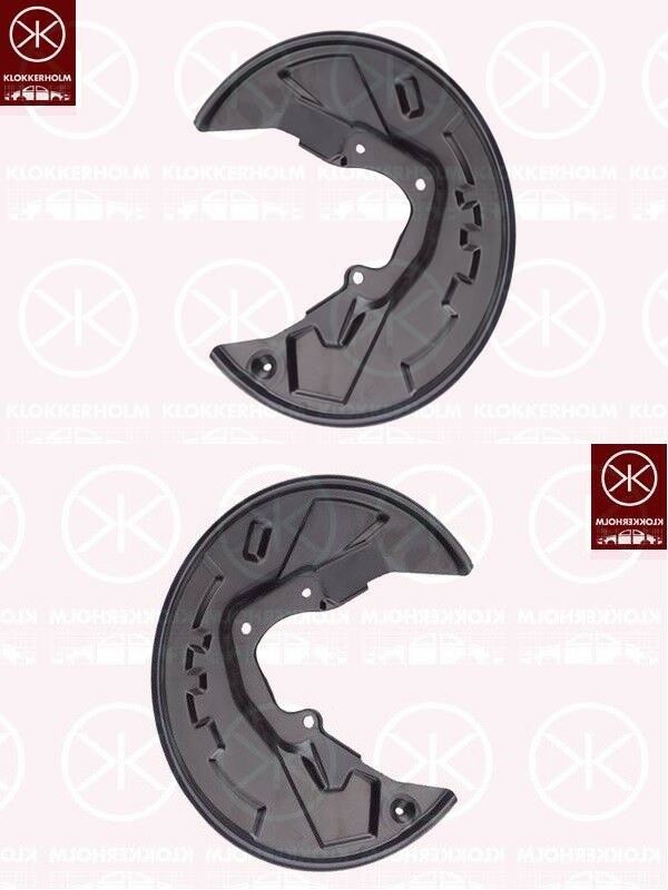 Ankerblech Spritzblech Hitzeschutzblech Satz hinten passend für Citroen C8 Bj. 2002-