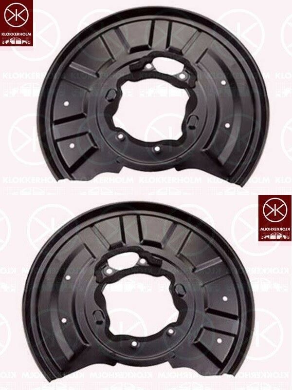 Ankerblech Spritzblech Hitzeschutzblech Satz hinten passend für Mercedes Coupe C207 2009-