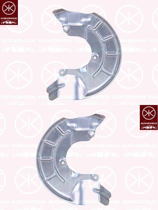 Spritzblech Bremsstaubblech Ankerblech Satz vorne passend für VW Polo 9N Bj. 01-12