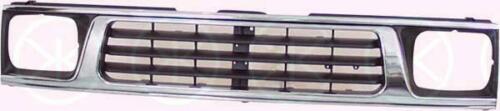 Kühlergrill Kühlergitter Chrom & schwarz passend für Mitsubishi L200 Pick-up 92- 