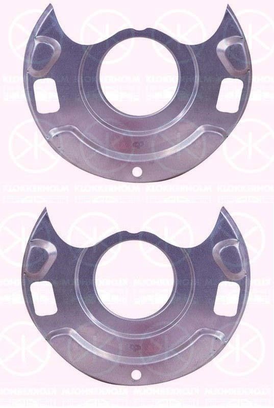 Ankerblech Spritzblech Hitzeschutzblech Set vorne passend für Nissan Primera Bj. 90-02