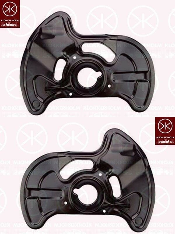 Ankerblech Spritzblech Hitzeschutzblech Satz vorne passend für Mercedes W204 Bj. 07-14