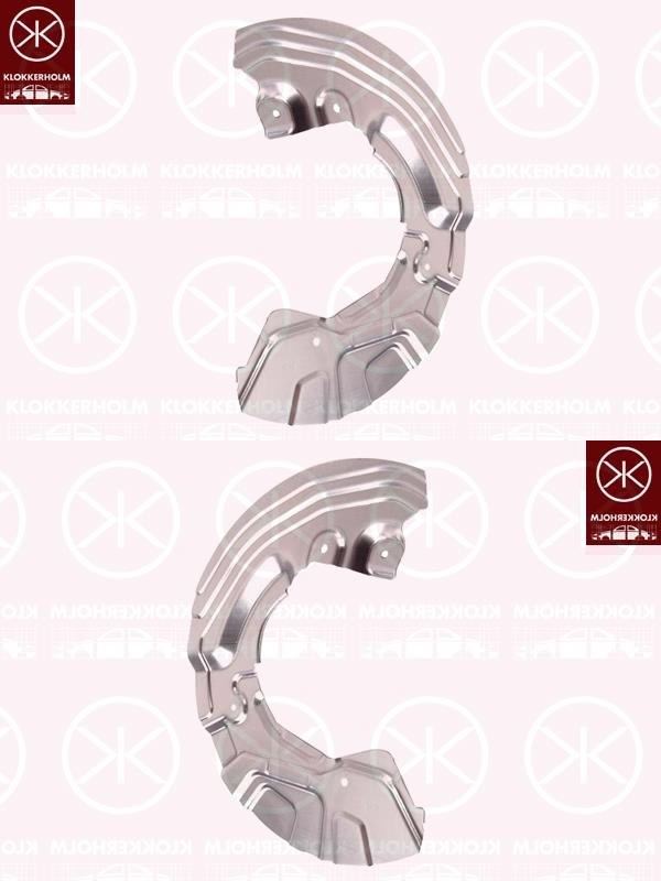 Ankerblech Spritzblech Hitzeschutzblech Satz vorne passend für BMW 1ser E88 E82 Bj. 06-13