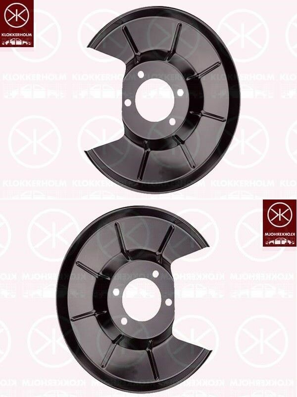 Ankerblech Spritzblech Hitzeschutzblech Satz hinten passend für Ford S-Max Bj. 06-14