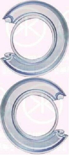 Ankerblech Spritzblech Hitzeschutzblech Satz hinten passend für Opel Vectra A Bj. 88-95