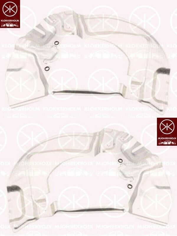 Ankerblech Spritzblech Hitzeschutzblech Bremsstaubblech Satz vorne passend für BMW 5er E60