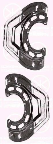 Ankerblech Spritzblech Hitzeschutzblech Satz vorne passend für SAAB 900 II Bj. 93-99