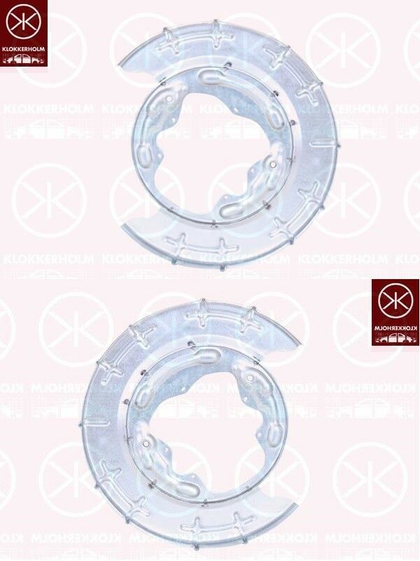 Spritzblech Bremsstaubblech Ankerblech Satz hinten passend für Hyundai I30 Bj. 07-11